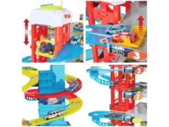 Double Track Garage, inkl. 4 Fahrzeuge