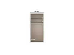 Drehtürenschrank Alabama mit Spiegel
