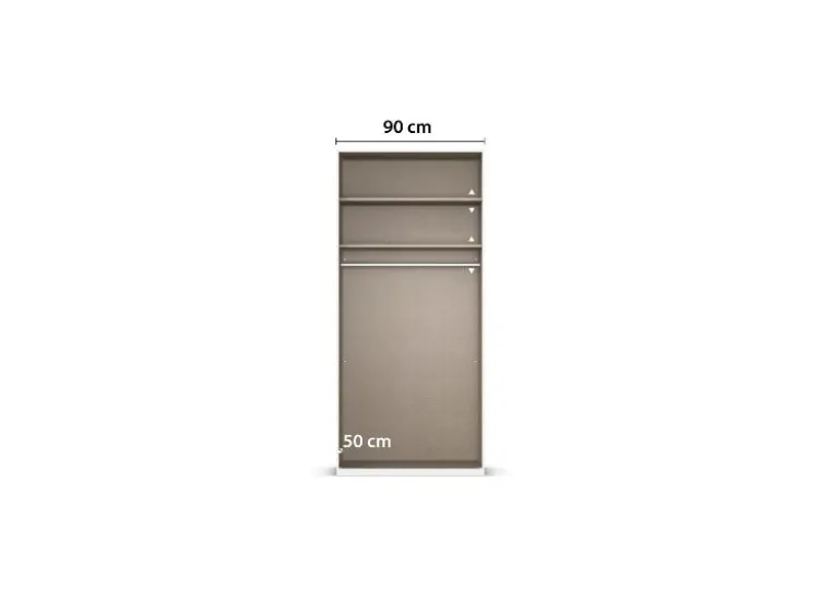 Drehtürenschrank Alabama mit Spiegel