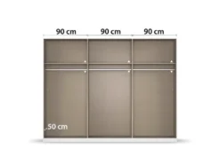 Drehtürenschrank Alabama mit Spiegel