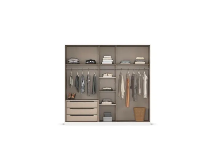 Drehtürenschrank Alabama mit Spiegel