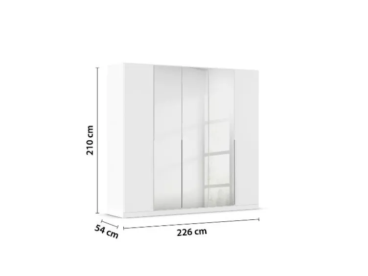 Drehtürenschrank Alabama mit Spiegel