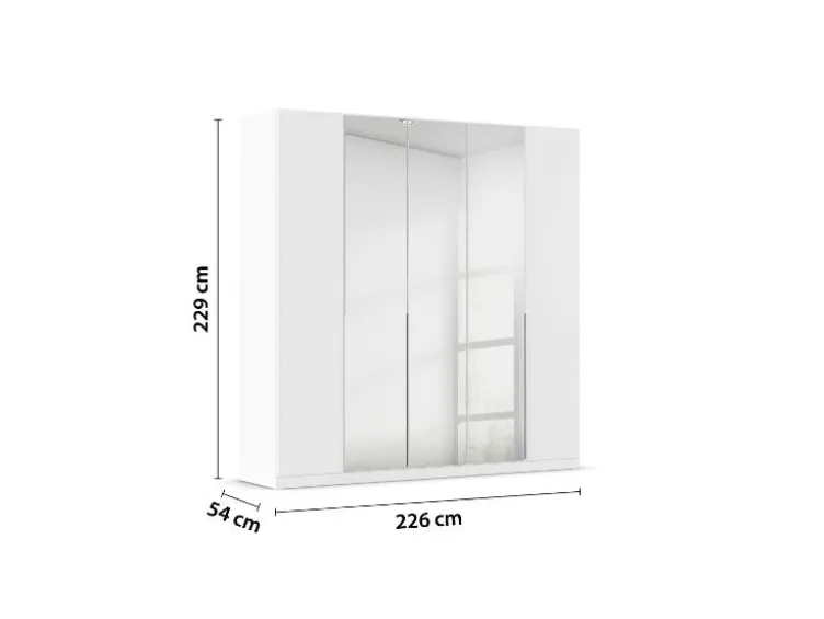 Drehtürenschrank Alabama mit Spiegel