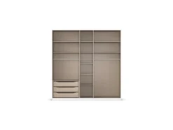Drehtürenschrank Alabama mit Spiegel