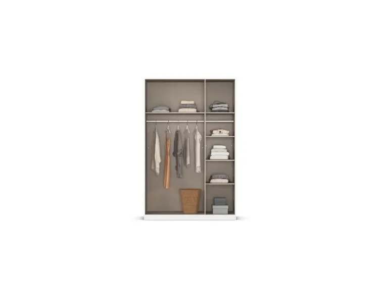Drehtürenschrank Alabama mit Spiegel