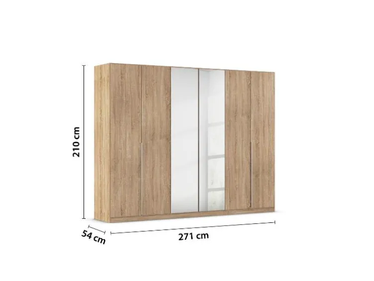 Drehtürenschrank Alabama mit Spiegel