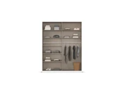 Drehtürenschrank Alabama mit Spiegel