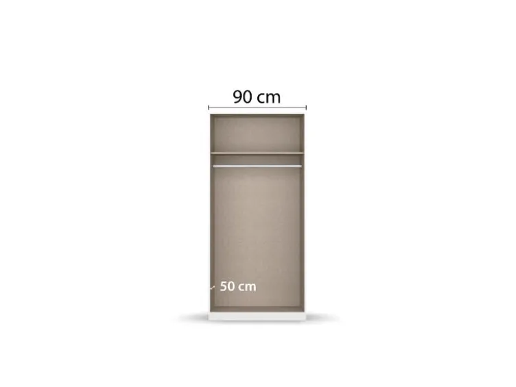 Drehtürenschrank Alabama mit Spiegel