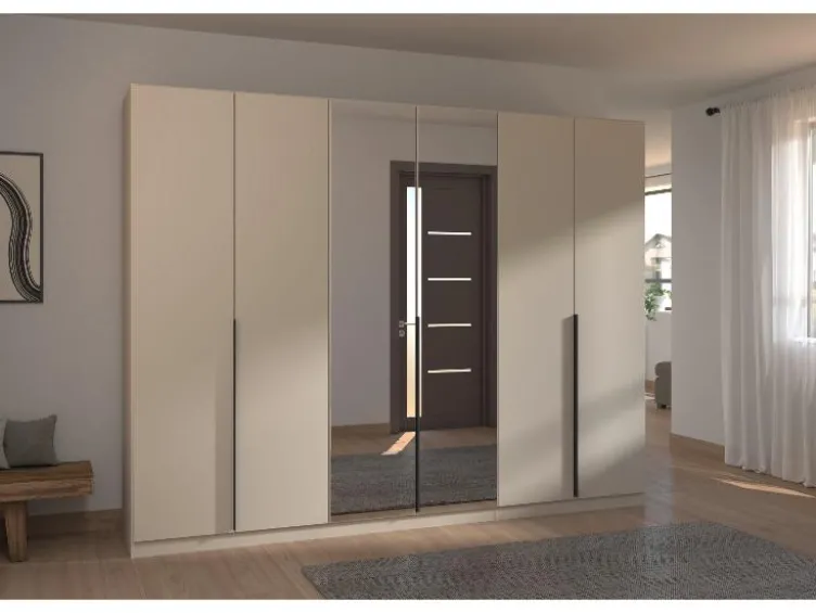 Drehtürenschrank Alabama mit Spiegel