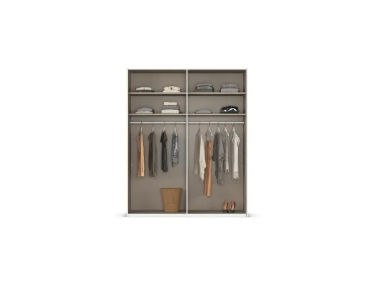 Drehtürenschrank Alabama mit Spiegel