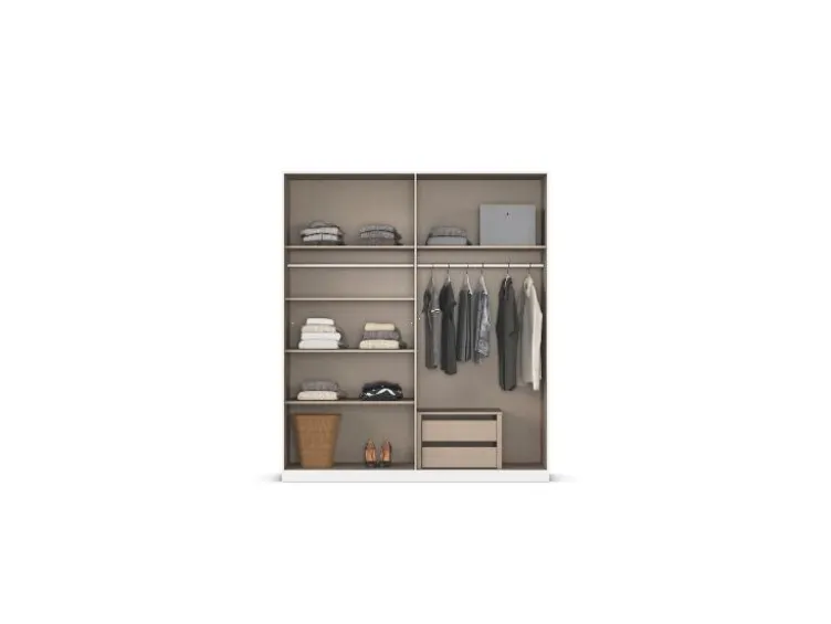 Drehtürenschrank Alabama mit Spiegel