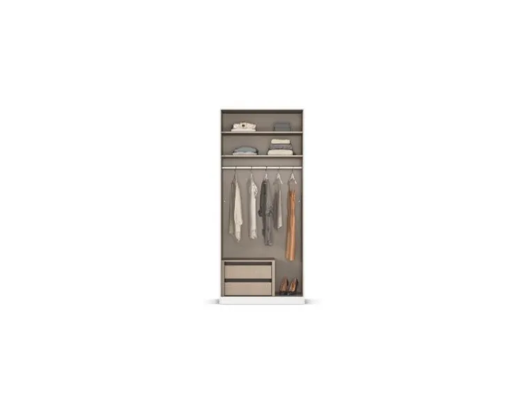 Drehtürenschrank Alabama mit Spiegel