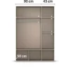 Drehtürenschrank »Kemi«