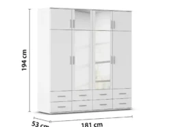 Drehtürenschrank »Kemi«