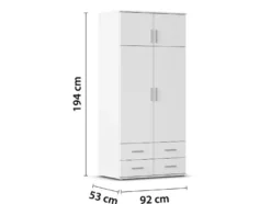 Drehtürenschrank »Kemi«