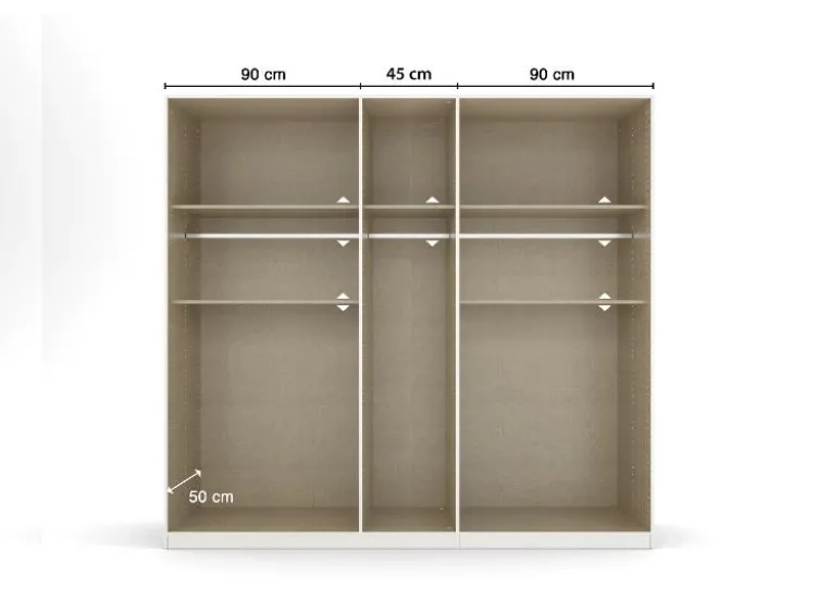 Drehtürenschrank »Ticao«, bequeme Handhabung