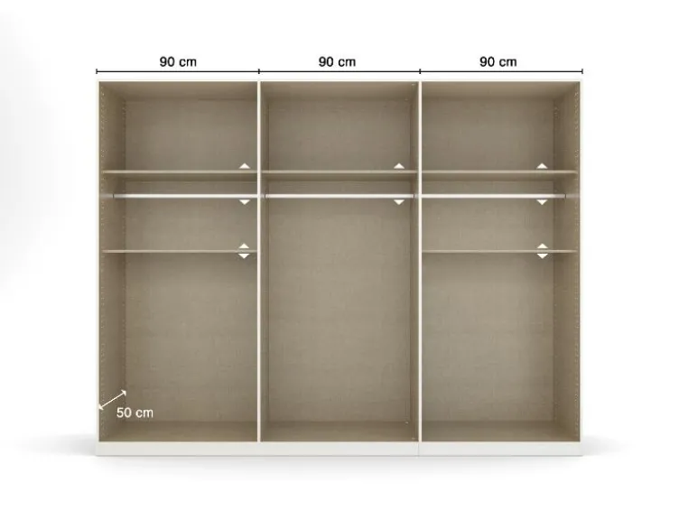 Drehtürenschrank »Ticao«, bequeme Handhabung