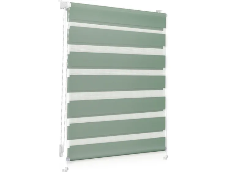 Duo-Rollo Klemmfix, ohne Bohren, verspannt, blickdicht, ab 45 x 150 cm