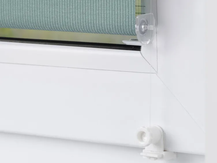 Duo-Rollo Klemmfix, ohne Bohren, verspannt, blickdicht, ab 45 x 150 cm