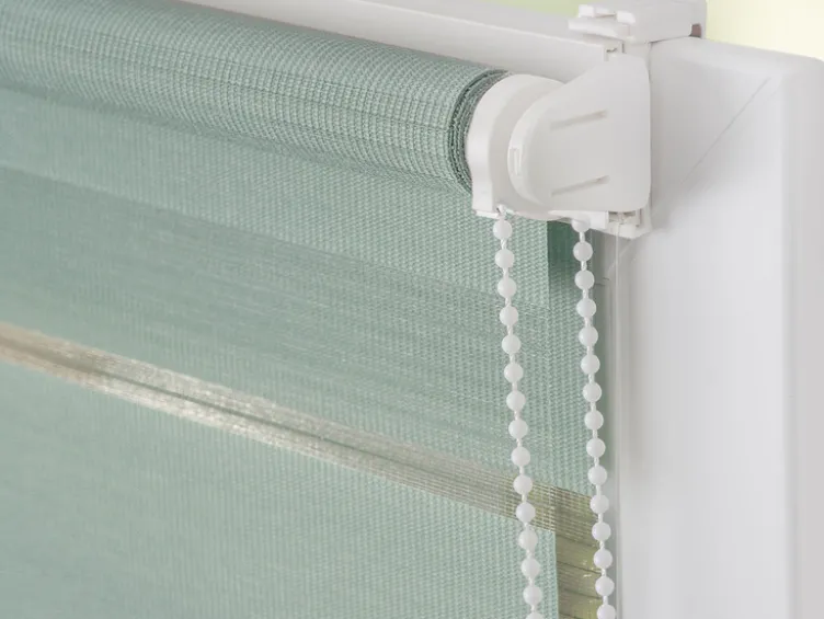 Duo-Rollo Klemmfix, ohne Bohren, verspannt, blickdicht, ab 45 x 150 cm