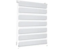 Duo-Rollo Klemmfix, ohne Bohren, verspannt, blickdicht, ab 45 x 150 cm