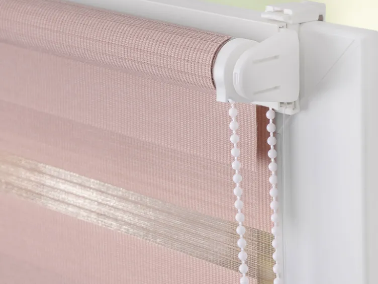 Duo-Rollo Klemmfix, ohne Bohren, verspannt, blickdicht, ab 45 x 150 cm