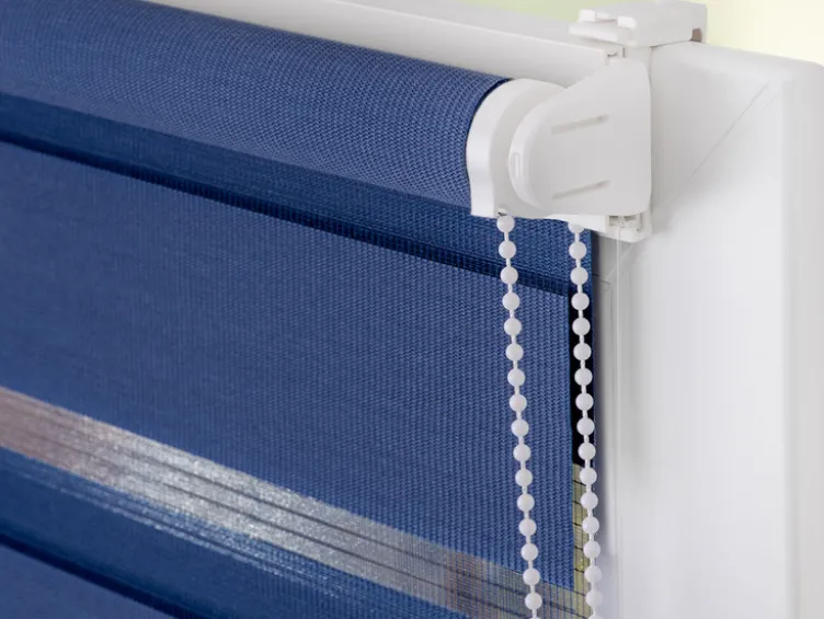 Duo-Rollo Klemmfix, ohne Bohren, verspannt, blickdicht, ab 45 x 150 cm