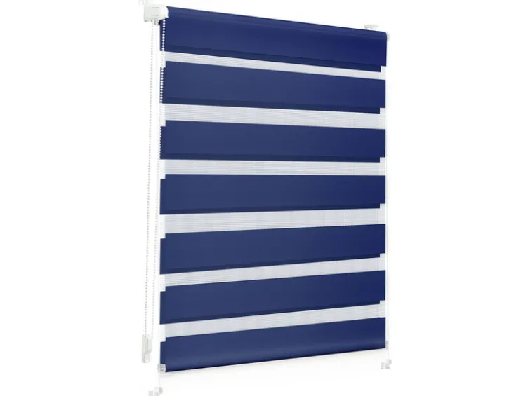 Duo-Rollo Klemmfix, ohne Bohren, verspannt, blickdicht, ab 45 x 150 cm