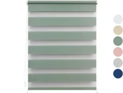Duo-Rollo Klemmfix, ohne Bohren, verspannt, blickdicht, ab 45 x 150 cm