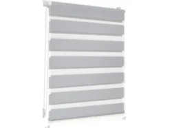 Duo-Rollo Klemmfix, ohne Bohren, verspannt, blickdicht, ab 45 x 150 cm