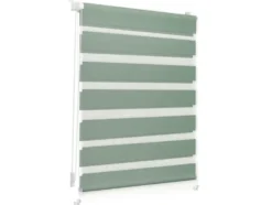 Duo-Rollo Klemmfix, ohne Bohren, verspannt, blickdicht, ab 45 x 150 cm