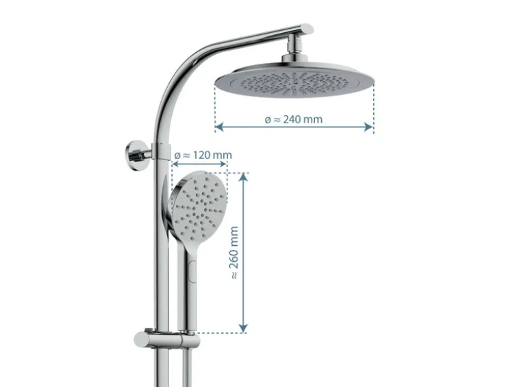 Duschset »Madura Fresh« mit Thermostatarmatur
