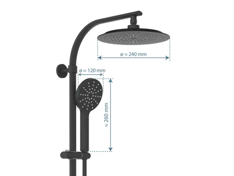 Duschset »Madura Fresh« mit Thermostatarmatur