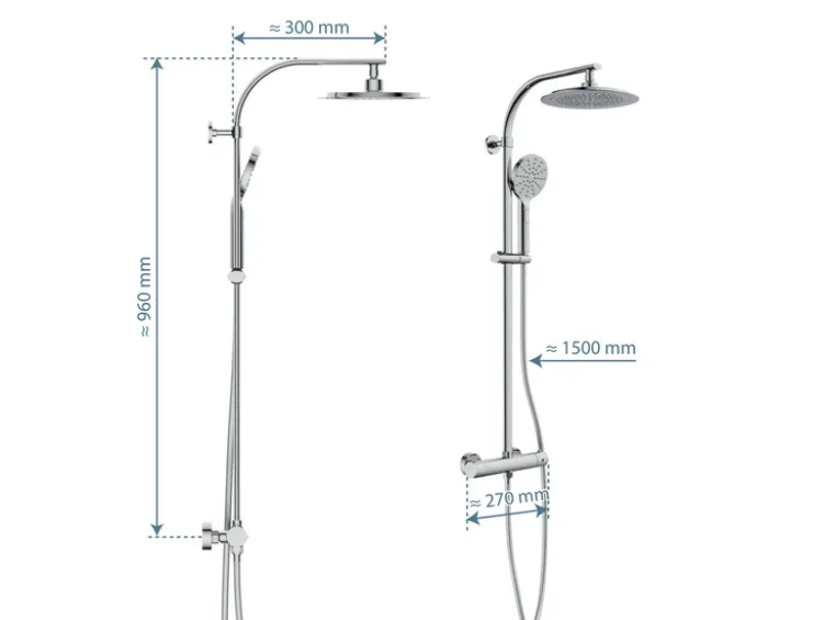 Duschset »Madura Fresh« mit Thermostatarmatur