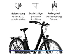 E-Bike City »Z517 700c«, 28 Zoll