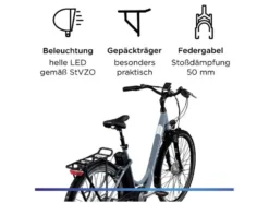 E-Bike City »Z517 700c«, 28 Zoll