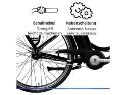 E-Bike City »Z517 700c«, 28 Zoll