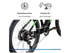 E-Bike Mountainbike »Z898«, 27,5 Zoll