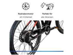 E-Bike Mountainbike »Z898«, 27,5 Zoll