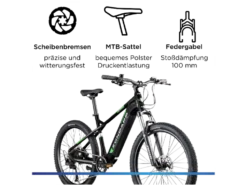E-Bike Mountainbike »Z898«, 27,5 Zoll