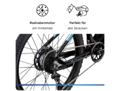 E-Bike Mountainbike »Z898«, 27,5 Zoll