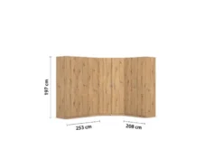 Eckschrank »Case«, 7-türig