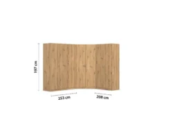Eckschrank »Case«, 7-türig