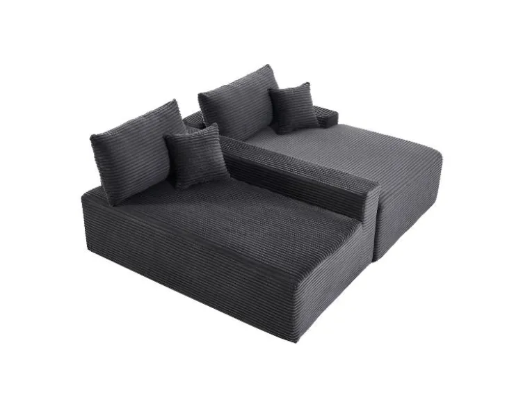 Ecksofa »Coredo« im Cord-Look