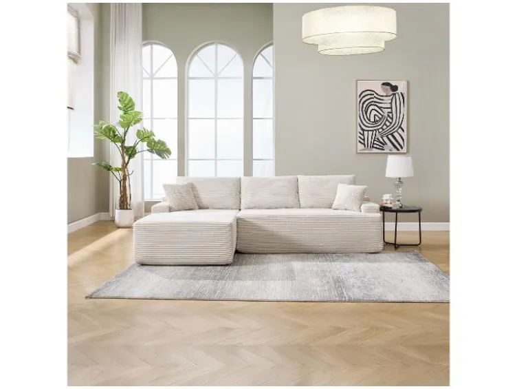 Ecksofa »Coredo« im Cord-Look