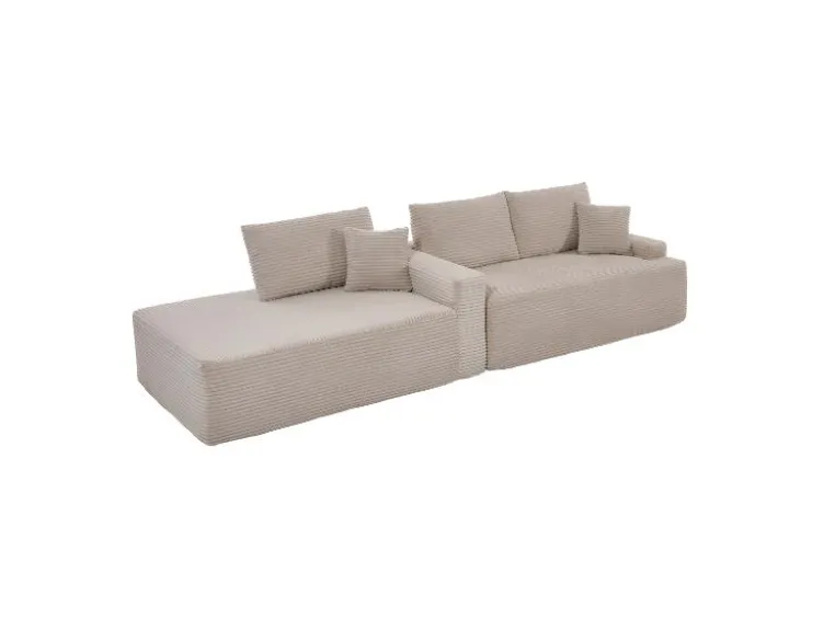 Ecksofa »Coredo« im Cord-Look