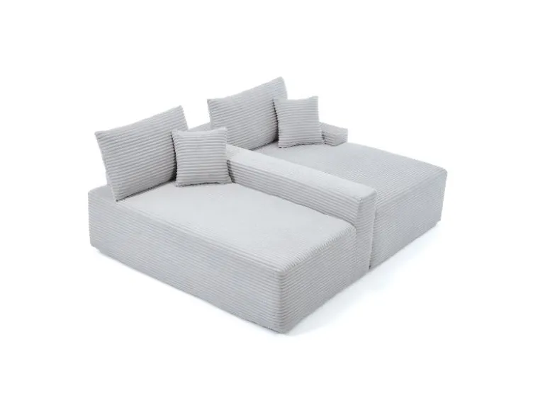 Ecksofa »Coredo« im Cord-Look