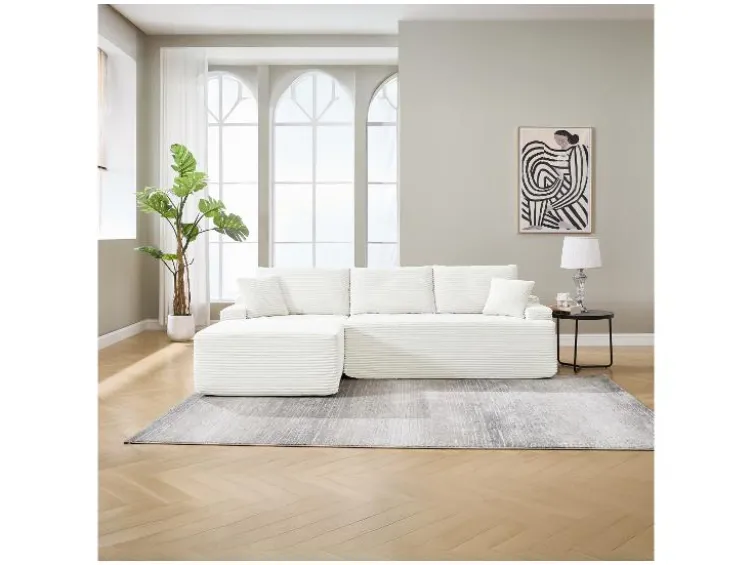 Ecksofa »Coredo« im Cord-Look