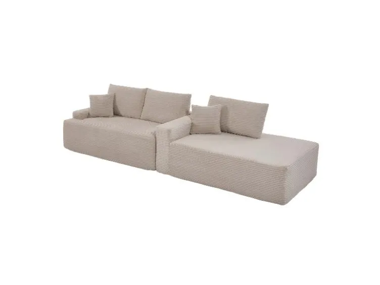 Ecksofa »Coredo« im Cord-Look