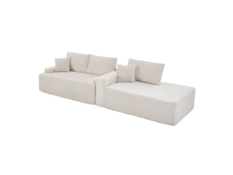 Ecksofa »Coredo« im Cord-Look